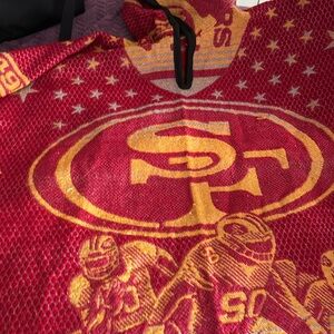 Brand new 49ers poncho